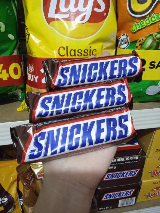 Snickers Chocolate Bar 50g X 3 | Lazada PH