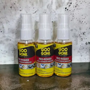  Goo Gone Original Adhesive Remover - 4 Ounce - Surface Safe Adhesive  Remover Safely Removes Stickers Labels Decals Residue Tape Chewing Gum  Grease Tar