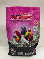 Team Parrot ทีมแพรอท อาหารนกสำหรับตระกูลนกแก้ว นกค็อกคาเทล พาราคีท นกซันคอนัวร์  นกมาคอว์ นกแอฟริกันเกรย์  เมล็ดธัญพืชรวมหลายชนิด (1kg)