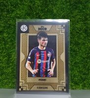 Pedri base card soccer Topps Deco 2022