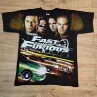 THE FAST AND THE FURIOUS MOVIE OVERPRINT BOOTLEG เสื้อลายหนัง ลายภาพยนตร์