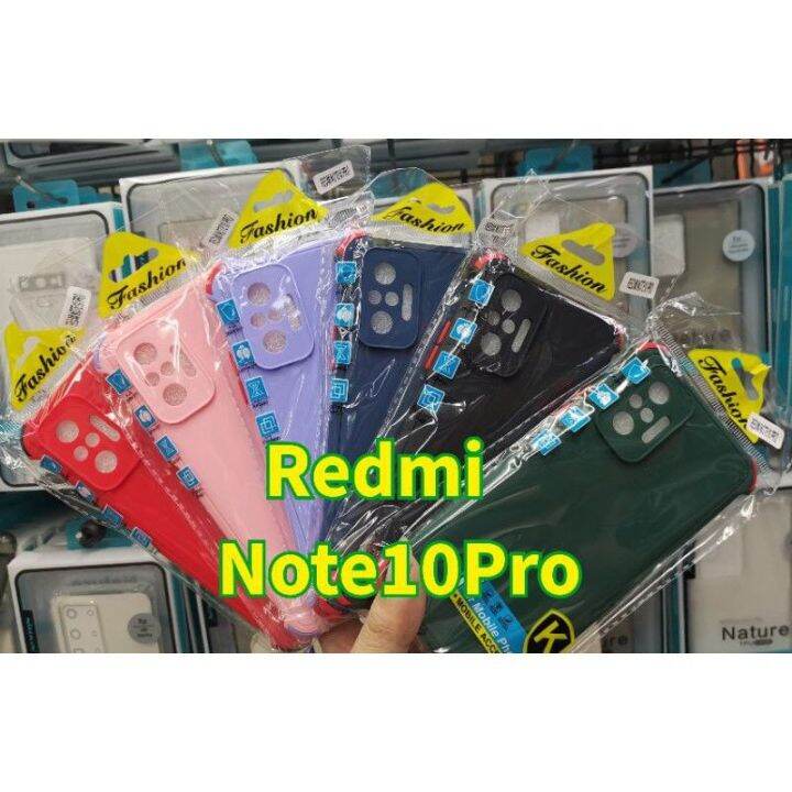 redmi-note10-พร้-อมส่งในไทย-เคสtpu-นิ่ม-สี-พื้น-ปุ่ม-สี-for-redmi-note10-5g-redmi-note10pro-redmi-note-10-pro-redmi-note10s-redmi-note10