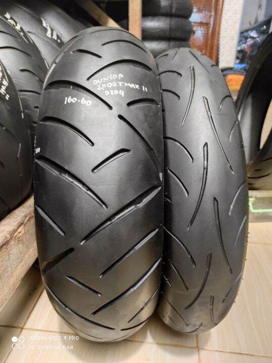 BAN DUNLOP SPORTMAX 120 VS 160 60 17 NOT BATTLAX MICHELIN METZELER