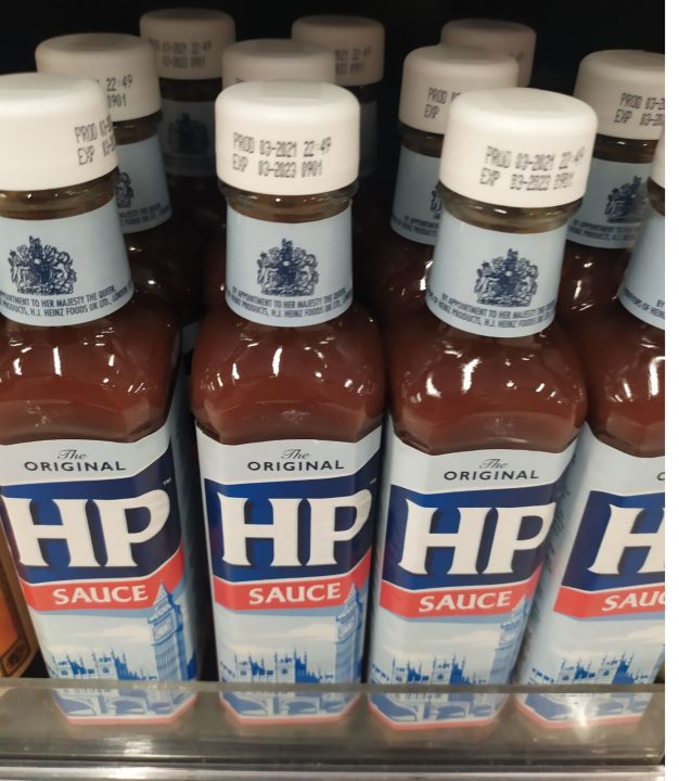 HP Sauce เอสพี ซอสเปรี้ยว เหมาะสำหรับปรุงอาหาร หรือราดลงบนสเต๊กเพื่อเพิ่มรสชาติให้อร่อยเพิ่มขึ้น 4ขวด