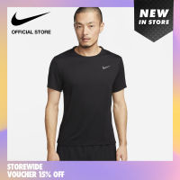 Nike Mens Dri-fit Iler Ss T-Shirt - Black