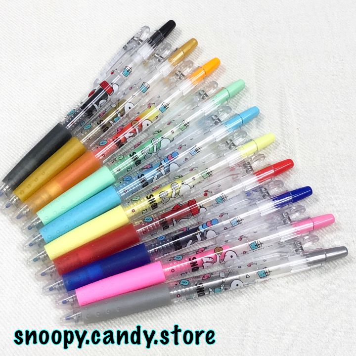 ชุดปากกา เจลสี Juice 10 แท่ง ~ Snoopy