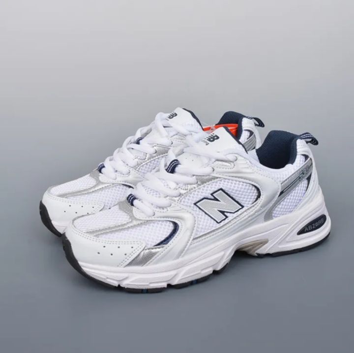 รองเท้าผ้าใบ-nb-530รองเท้ามือ1สีขาวดำ-รองเท้าใส่เล่นกีฬา-มีไซส์37-45