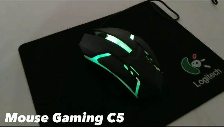 Mouse Gaming C5 RGB Led 1200DPI Optical Wired Mouse | Lazada Indonesia