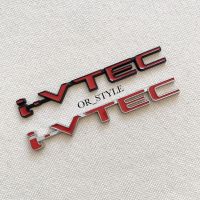 โลโก้ I-VTEC สีแดง งานโลหะ ขนาด 13x1.5cm