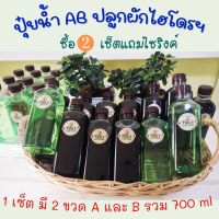 &amp;lt;ซื้อ2แถมไซริงค์&amp;gt;ปุ๋ยน้ำ AB สูตรเข้มข้นปลูกผักไฮโดรโปนิกส์ 350 ml , 600 ml ต่อขวด