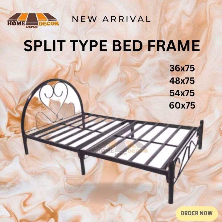 HDD BED FRAME [SPLIT TYPE] ALL SIZE AVAILABLE HEAVY DUTY STEEL MAKAPAL