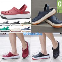 รองเท้าหัวโต Crocs Crocband Full Force Clog หิวนอก ถูกกว่า Shop ✨กำลังเป็นที่นิยม✨ใส่สบาย