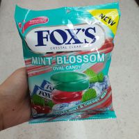 ฟ็อกซ์ ลูกอมรสบาร์เลย์มิ้นต์กับเชอร์รี่มิ้น Foxs Mint Blossome Candy Barley Mint &amp; Cherry Mint 125g