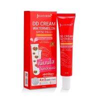 DD cream watermelon SPF50PA+++ ดีดี ครีม แตงโม จุฬาเฮิร์บ ครีมแตงโม ครีมแตงโมจุฬาเฮิร์บ ครีมกันแดด  วิธีใช้ : เกลี่ยเนื้อครีมให้ทั่วใบหน้า ใช้ปกปิดสีผิวที่ไม่สม่ำเสมอจากรอยสิว ฝ้า กระ จุดด่างดำ และใช้ปกป้องแสงแดด ควรทาก่อนออกแดด 15 นาที