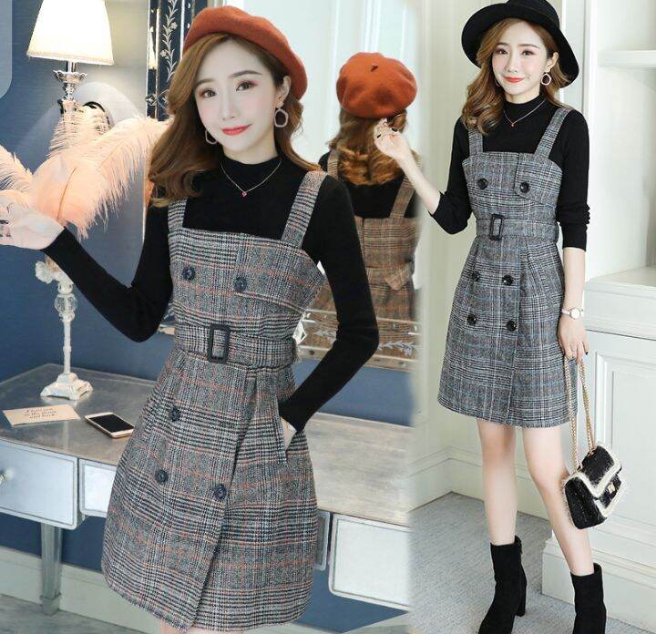 korean style jumper dress