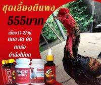 (CG03)ชุดเลี้ยง CG ได้สินค้า4 รายการ whey1 speed1 แคลเซียม1 และน้ำบำรุง1 Yaakai