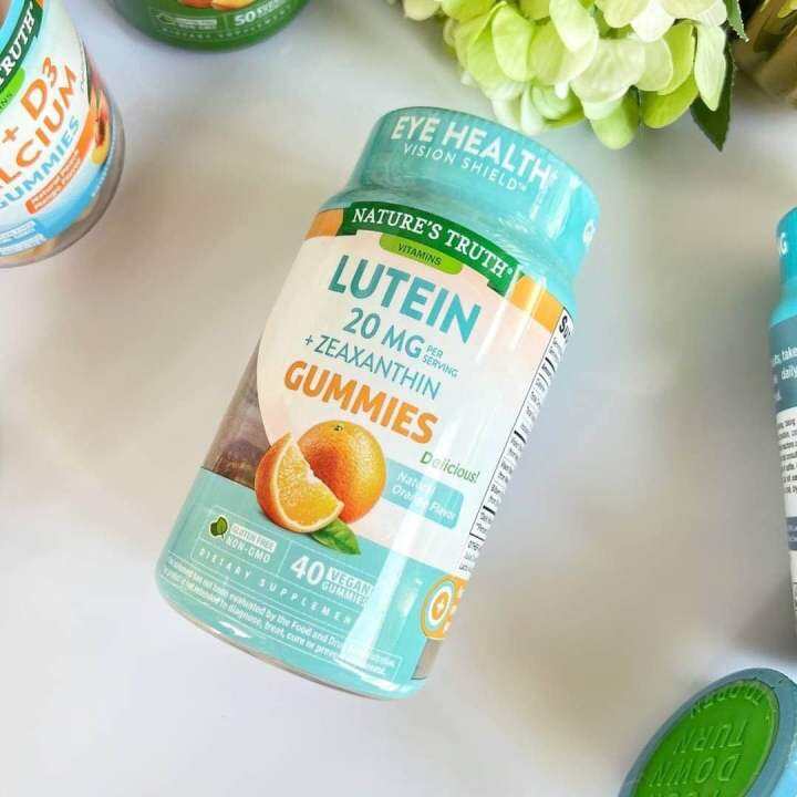 Nature's Truth Lutein Plus Zeaxanthin 20mg 40เม็ด Lazada.co.th