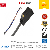 Omron Proximity TL-W5MC1 เอาท์พุต12-24VDC 3สาย, NPN NO พร้อมสาย ยาว 2ม.ทรงแบน อุปกรณ์ตรวจจับวัตถุออมรอน