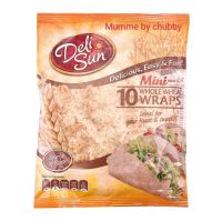 ของแท้ นำเข้าสเปน!!!Deli Sun เดลิซัน แผ่นแป้งตอติญ่า มินิ ตอร์ติญ่า แผ่นแป้งพิซซ่า Tortilla wraps แบบธัญพืช ไซส์มินิ