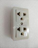 ปลั๊ก​ลอย2ที่​ มีกราวน์
เต้ารับ2ช่อง​ 16A​ 250v​
