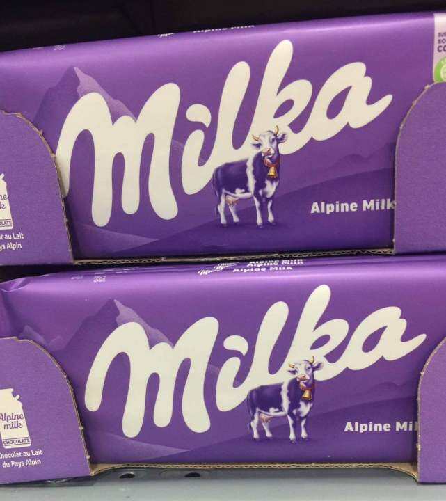 Milka Alpine Milk Chocolate Bar 100g Lazada PH