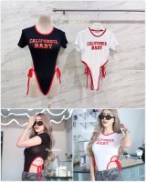 Bodysuitใส่ไปทะเลคาเฟ่เที่ยวได้หมด?️ บอดี้สูทแขนสั้นทรงเว้าสูง