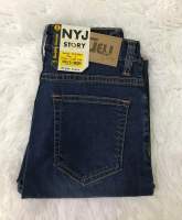 (เอว34)   Niyom Jeans  นิยมยีนส์ WK3004  กางเกงยีนส์ขายาวผู้หญิง  ขาเดฟ ผ้ายืด  เป้าซิป เอวกลาง ของแท้ 100%