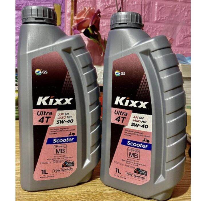 Original Kixx Ultra Scooter 4T API SN JASO MB 5W40 Fully Synthetic Oil ...