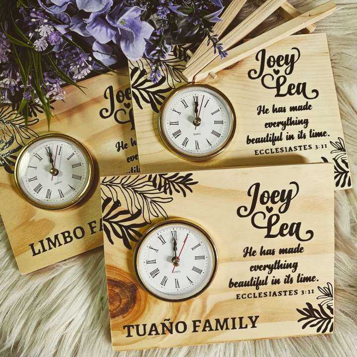 Personalized Table Clocks Lazada PH