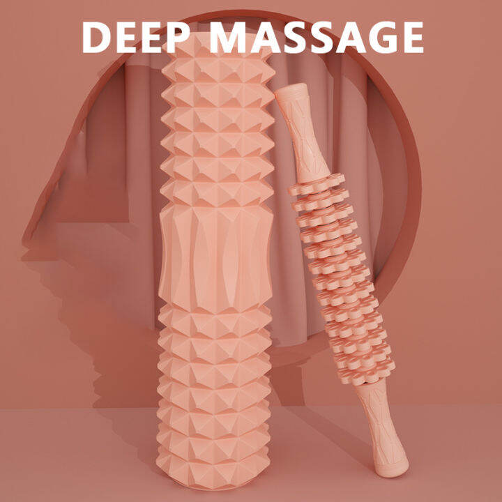 Roller Yoga Foam Shaft Wolfsbane Fitness Hollow Massager Exercise