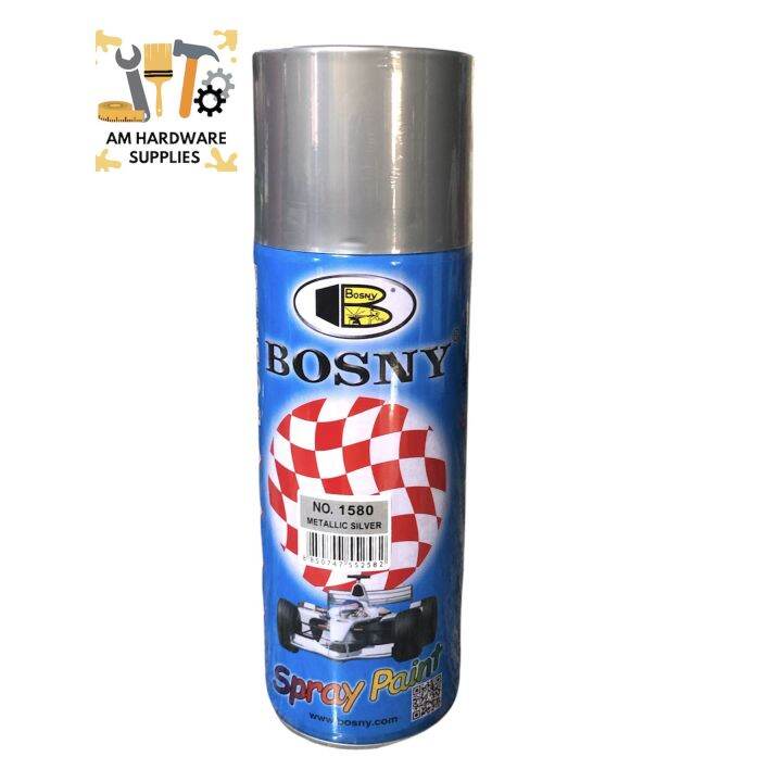 BOSNY Mettalic Silver Spray Paint #1580 | Lazada PH