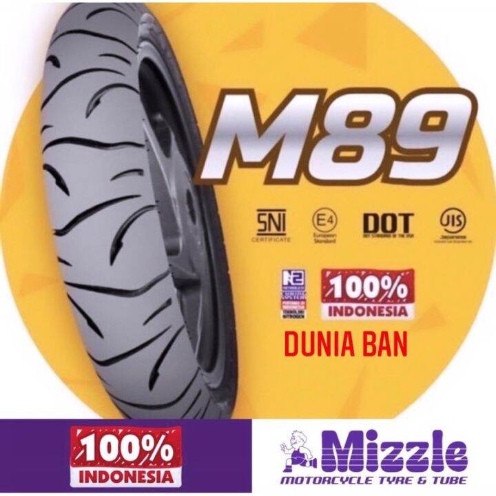 Ban Motor Mizzle M89 130/70 Ring 14 Tubeless Matic Lazada Indonesia