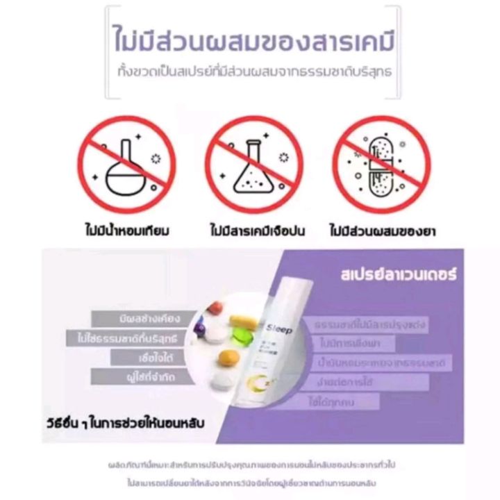 สเปรย์นอนหลับ-ช่วยให้นอนหลับสบาย-ลดความเครียด-สารสกัดจากพืช