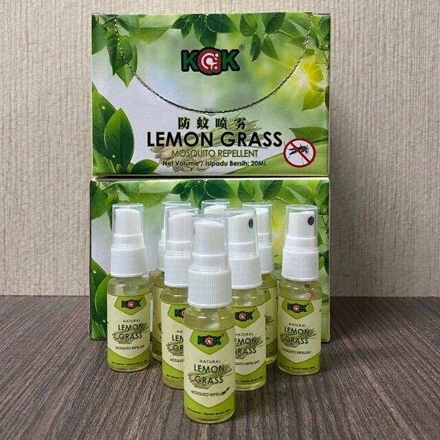 *READY STOCK* KCK Lemon Grass Mosquito Repellent 20ml Lazada