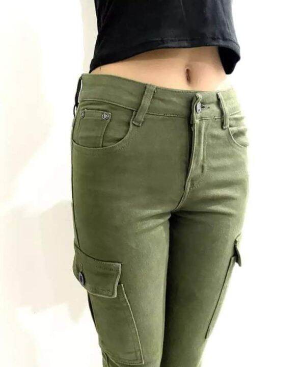 Front pockets cargo pants Black – Sixth June