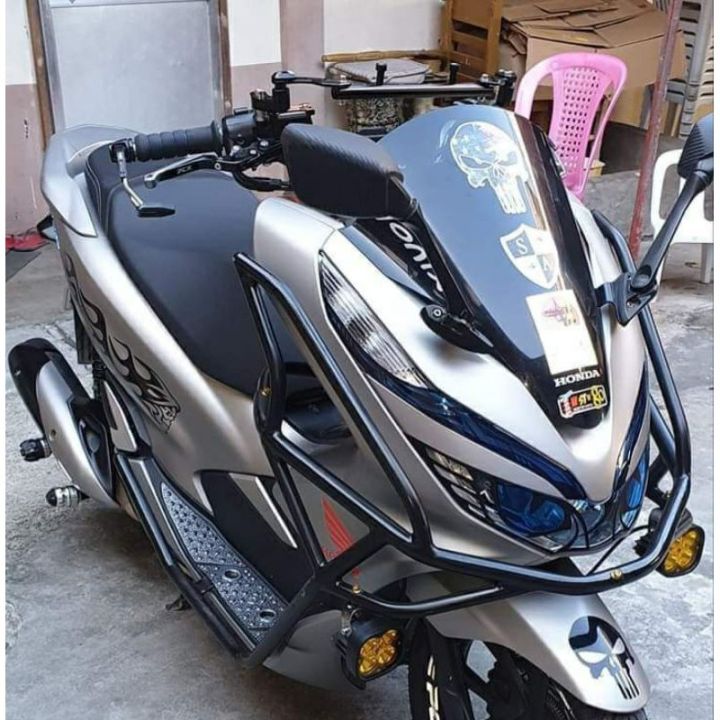 Honda PCX 150 / 160 - Full Armored Crash Guard with Powder Coating ...