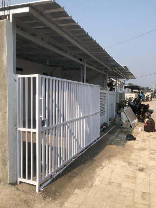 Pagar dorong minimalis | Lazada Indonesia