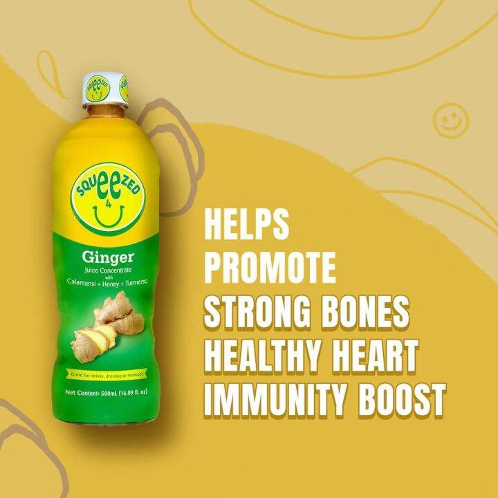 Squeezed 4 U Ginger Juice Concentrate 500ml Lazada PH