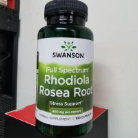 Rhodiola Swanson Full Spectrum Rhodiola Rosea Root 400 mg 100 Capsules