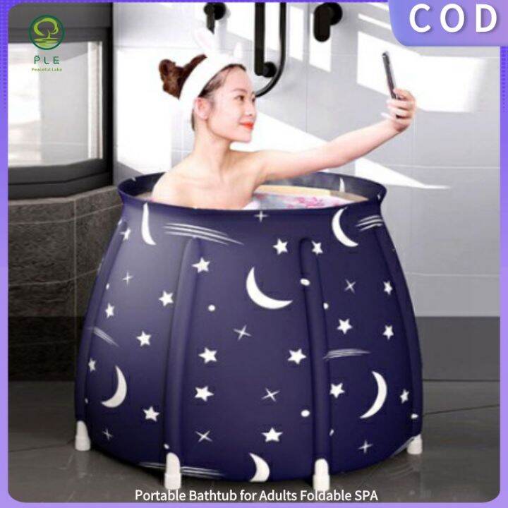 【COD】Adult and child portable bathtub SPA immersion vertical bathtub