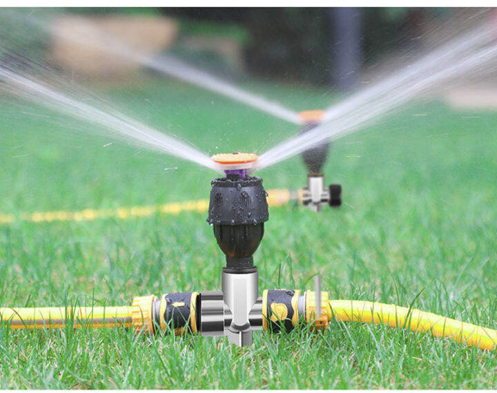 360° Rotating Lawn Sprinklers Long Distance Sprinkler for Garden Lawn