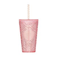 Starbucks Japan SAKURA2023 cold cup tumbler pink 473ml (16oz) ทัมเบลอร์ใส่เครื่องดื่มเย็นพลาสติกสองชั้น คอลเลคชั่นซากุระ2023 สตาร์บัคส์ญี่ปุ่น ขนาด 473มล (16ออนซ์)