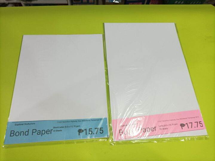 IK One Bond Paper by pack (20 pcs) | Lazada PH