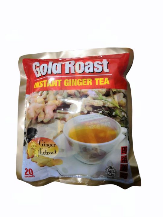 น้ำขิงสำเร็จรูป​ ตรา​  Gold​ Roast​ ขนาดบรรจุ​ 20ซอง