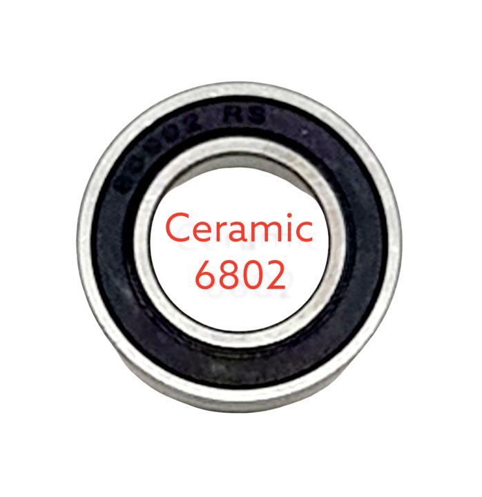 ลูกปืนล้อจักรยาน ลูกปืนตลับ ลูกปืนแบริ่งเซรามิค ceramic barring เบอร์ 6802