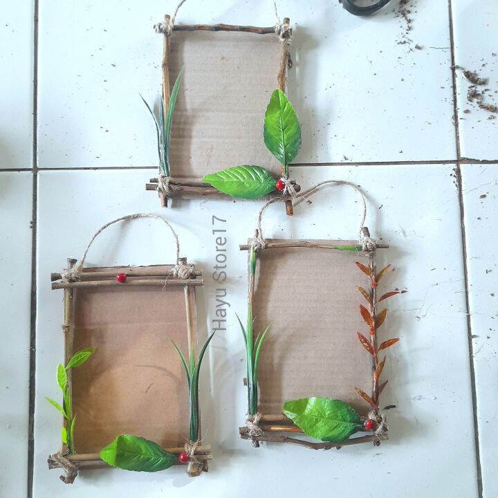Bingkai foto ranting kayu Bingkai foto kardus Bingkai foto | Lazada