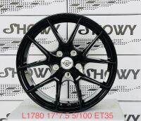 ล้อแม็ก ขอบ17 SHOWY L1780 17X7.5 ET35 5H114.3 สีดำ?ราคาชุด4วง✅ แถมจุ๊บเหล็ก? มีรับประกันนาน 100 วัน✅❤️ ใส่โตโยต้า Altis,Wish