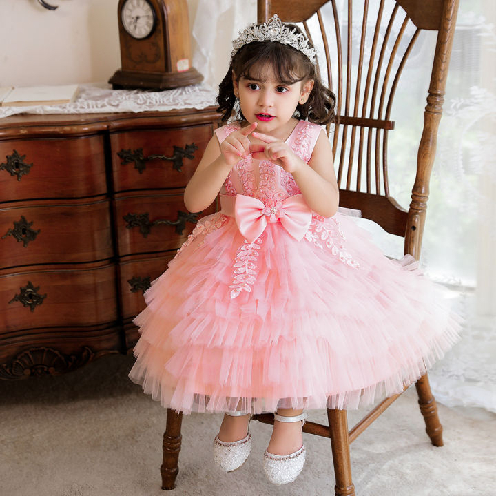 MQATZ Váy Làm Lễ Rửa Tội Cho Bé Gái Trẻ Sơ Sinh Quần Áo Trẻ Em