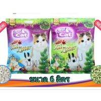 Catty Cat​ ทรายเต้าหู้แมว 6​ ลิตร​ /จำนวน 6 ถุง