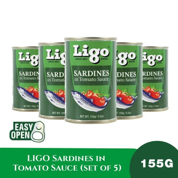 LIGO Sardines (Easy Open Can) 155g Lazada PH